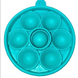 ☀️3/$9☀️ Green Round Mini Pop It Fidget Stress Relief Toy
